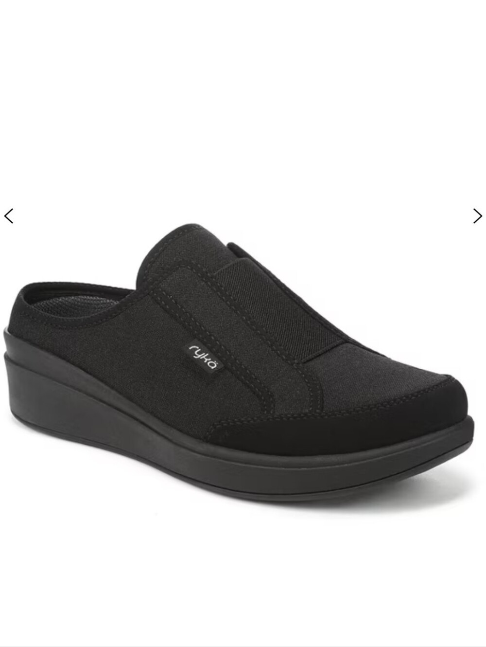 Ryka Womens Lounge Black Shoes Size 8 Wide